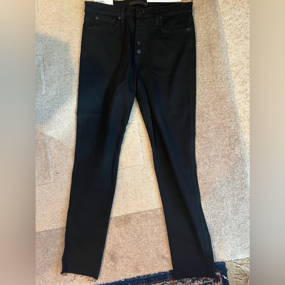 NWT JOE’s Jeans Black skinny jeans with button fly